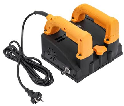 DeeDuud Betonfräse 1200W, Mauernutfräse 4000 U/min Einstellbare Tiefe 1-4mm, Schlitzfräse für Schaufeln von Sandputz und Zementwänden Spachtelwänden (Gewöhnliches Messer)