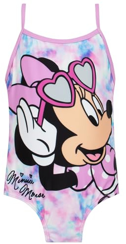 Disney Traje de Baño de Minnie | Bañadores de Natación Niña | Ropa de Baño para Niña | Bañador de Una Pieza