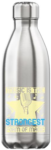 Music is The Strongest Form of Magic Artist Bouteille d'eau isotherme isotherme Argenté