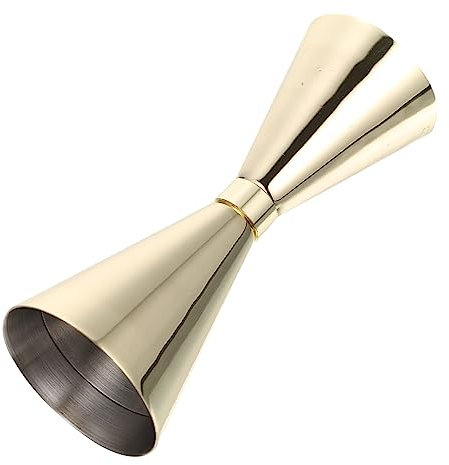 KICHOUSE Jigger De Acero Inoxidable Para Medir Cócteles Taza Medidora Para Bares y Uso Casa