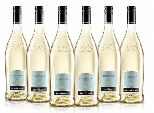 Sant'Orsola Mirage - Vino Chardonnay Frizzante, Gusto Armonico, 6x750 ml