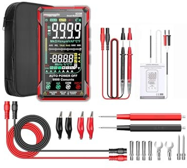 Multimètre numérique intelligent 622B, avec lampe Laser, plage automatique, True RMS, tension DC/AC, testeur analogique 9999, multimètre(622B Pro)