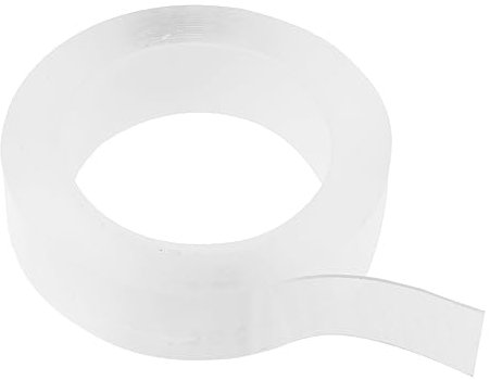HAPINARY Doppelseitiges Transparentes Nano Klebeband 5m x 30mm Ablösbar Spurlos Stark Haftend Für Haushalt Büro Befestigung