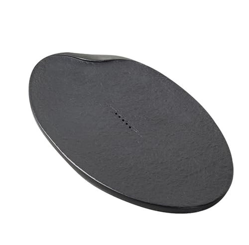 Goldstone Plateau à thé rond pour service à thé Kung Fu Plateau original en pierre pour servir des aliments Décoration de table à thé 60 x 40 x 3 cm
