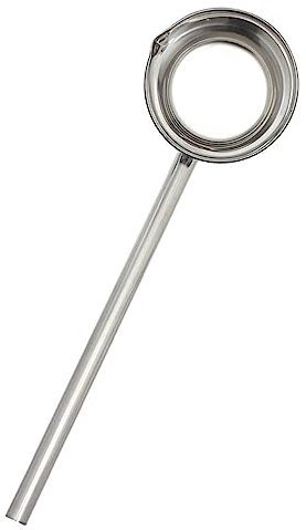 PAMINGONO Edelstahl Wasserschöpfer Mit Langem Griff Auslaufsichere Schöpfkelle Mit Schnaupe Bruchfest Und Ergonomisch Vielseitig Für Küche Garten Und Gastronomie Rostfrei