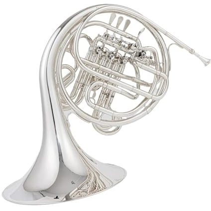 Bb Waldhorn Waldhorn B Stimmung F Stimmung Versilbertes Zweireihiges Blechblasinstrument Mit Vier Tasten