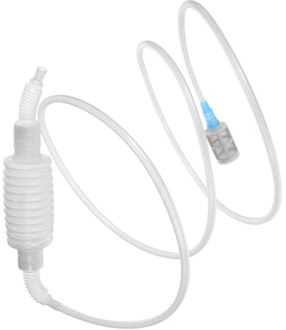 Tuyau de Siphon Réutilisable pour Vinification, Filtre, Silicone Blanc | Transfert pour Bouteilles et Contenants, Usage Domestique, Lavable à Main, Souple, Transport Facile, 1 Pièce