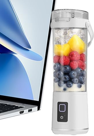 Licuadora Batidora Portátil | Vaso Licuador Antifugas 600 Ml - Mezcladora Portátil Recargable Con Pitorro Para Beber Y Tapa Antifugas