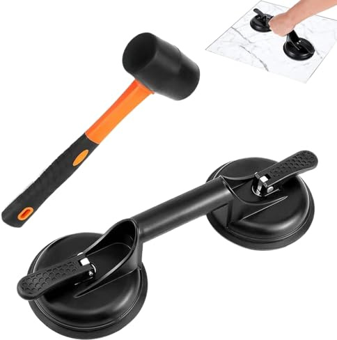 Celuicion Plank Grabber - Herramienta de colocación de suelo con, juego de de reparación para plato de ducha, zócalo, baño, armario de casa
