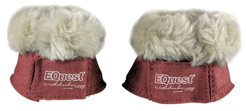 EQuest Hufglocke Melange speziell für Shettys, 2er Set (Bordeaux, Mini-Shetty)