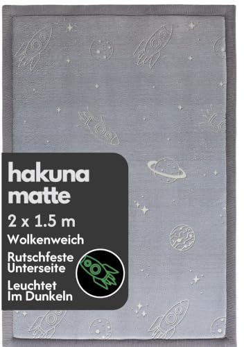 Hakuna Matte Wolkenweiche Spielmatte Baby 170 x 120 x2,5cm, Tatami Matte | Teppich für Kinderzimmer mit hochwertigem Hochdichter Polyurethan – Krabbelmatte Baby mit Rutschfester Unterseite