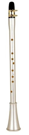 Silberne Klarinette Die Es Klarinette ist ein tragbares Instrument das sich gut für Anfänger für Üben eignet.