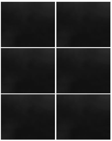 SEWACC 6 Stück Antihaftbeschichtete Grillmatte aus Glasfaser Hitzebeständige BBQ Backmatte Schwarz Wiederverwendbare Back und Grillunterlage für Ofen Camping und Gartenparty