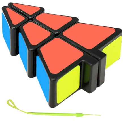 Cube Fidget: ABS 7,2 x 5,6 x 2,1 cm, Hastighetskub med julgransform, hängande nyckelring dekoration, familjejulgåvor, underhållning