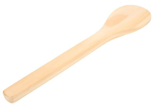 Lurrose Cucchiaio di Legno per Riso 40 Cm Manico, Pagaia Antiaderente per Mescolare e Servire, Stoviglie da Cucina Pratiche per Preparazioni e Portate Quotidiane