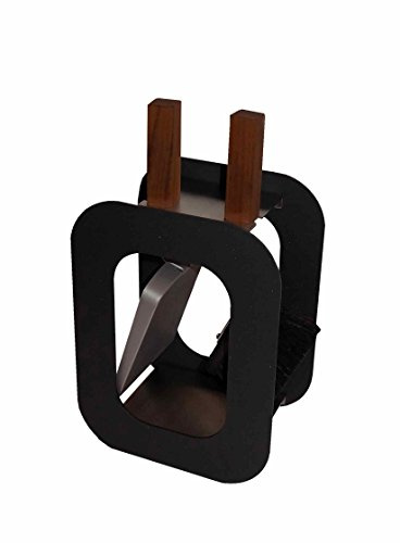 KAMINBESTECK CUBE, 2-TLG., schwarz beschichtet