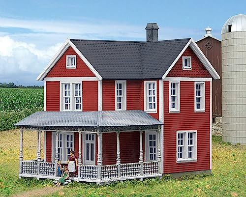 WALTHERS Spur H0 -- Bausatz Farmhaus Einfamilienhaus