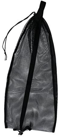 Sharplace Netzbeutel Mesh Kordelzug Tasche Netztasche Flossentasche für Tauchen Schnorcheln Schwimmen Ausrüstung