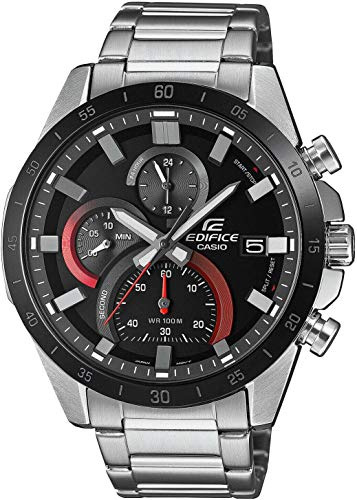 Casio Herren Chronograph Quartz Armbanduhr Edifice mit Edelstahl Armband