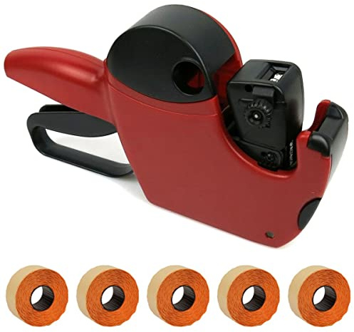 Preisauszeichner Jolly C6 6-stellig SET-ANGEBOT, einfacher Etikettenwechsel, unsere EMPFEHLUNG| inklusive 5 Etikettenrollen nach Wunsch | Auszeichner von PB-Onlinehandel