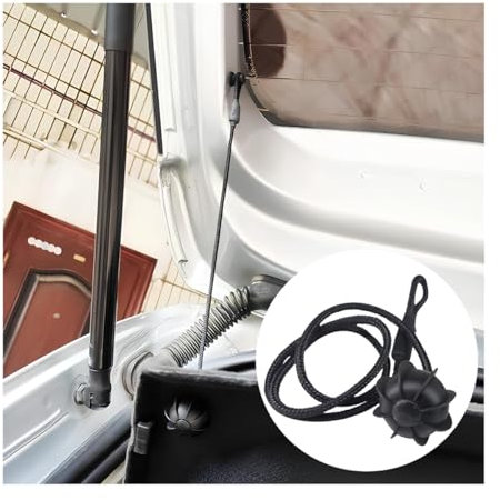 JNNJ 2 Stücke Hintern Halteband, Hutablage Haltebänder Auto, Hintern Halteband Hutablage Haltebänder, Halteband Hutablage Universal Für Den Kofferraum Heckablage Strap