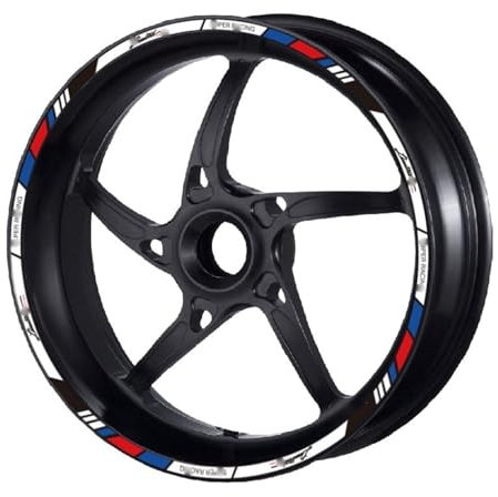 Motorrad Aufkleber 17 Streifen Reflektierende Motorrad Rad Aufkleber Felgenband Motorrad Fahrrad Aufkleber Für Felgenaufkleber