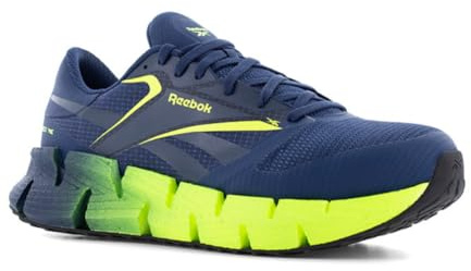 Reebok Work Floatzig Work Oxford para Hombre, Azul-Lima, 8 Wide