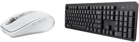 Logitech MX Anywhere 3S & Trust Ody II Silent Wireless Keyboard,