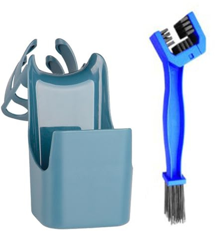 Boîte À Nettoyage Chaine Moto, Kit Nettoyage Vélo Avec Brosse, Boîte À Outils De Stockage D'huile De Chaîne De Vélo