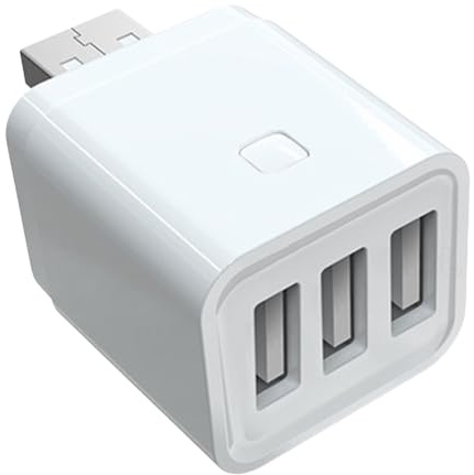 Tuya Smart Zigbee - Adaptador de 3 puertos USB (5 V, mini fuente de alimentación USB, control de vida inteligente a través de Yandex)