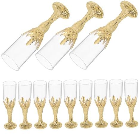 Amosfun 12 Pièces Gobelets Vintage Dorés pour Communion et Cérémonies Religieuses Coupes Médiévales Décoratives pour Église et Mariages