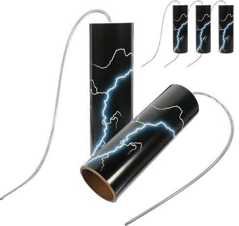 BESPORTBLE 5 Sets Stormy Thunder Can Tube: Thunder Sticks - Spring Drum Percussion Instrument for Music Teaching - Noise Maker Shaker for Parties - Fun Musical Toy