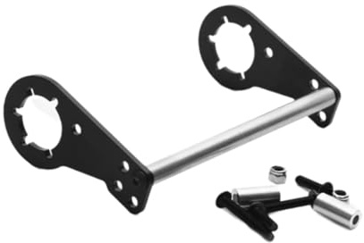 Milageto Placa Amortiguadora Trasera Metálica de Aluminio para Automóviles CW-01