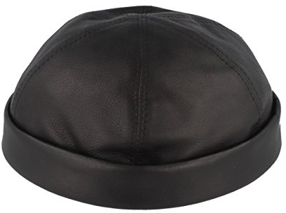 Bullani Docker-Cap | Docker-Mütze | Seemannsmütze aus 100% Leder – Made IN Germany – Bequem & Hautverträglich