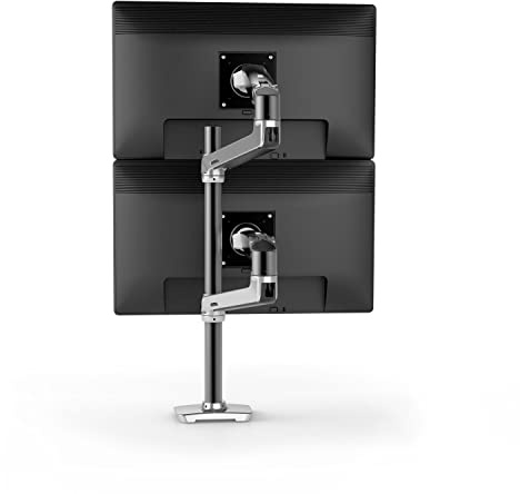 Ergotron LX Series LX Dual Stacking Arm Tall Pole 101,6 cm (40) Abrazadera Aluminio - Soporte para televisor (Abrazadera, 9,1 kg, 101,6 cm (40), 75 x 75 mm, 100 x 100 mm, Aluminio)