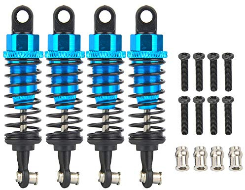 VGEBY1 Amortiguador de Choque RC, Amortiguador de Choque de Aluminio RC WLtoys A949 A969 A979 K929 1/18(Azul) Amortiguador Rc