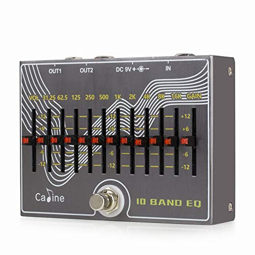 Caline CP-81, 10 Band EQ + Volume, Guitar Effect Pedal