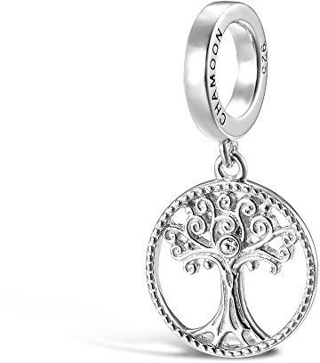 CHAMOON® Charms 925 Sterling Silber Schmuck-Anhänger für CHAMOON Damen Lederarmbänder | Charms sitzen rutschfest auf dem Armband | Rhodinierung schützt vor Verfärbung & sorgt für tollen Glanz