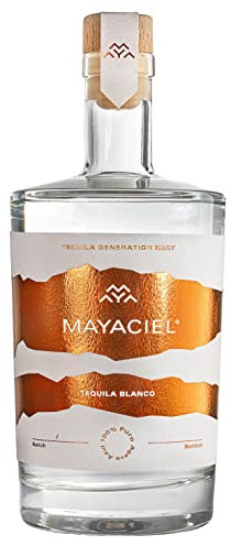 MAYACIEL Tequila Blanco – Preisgekrönter Premium Tequila | Tequila des Jahres 2021 | Frische Agave & feine Zitrusnoten | 100% Agave | Handgefertigt & limitiert | 0,5 l