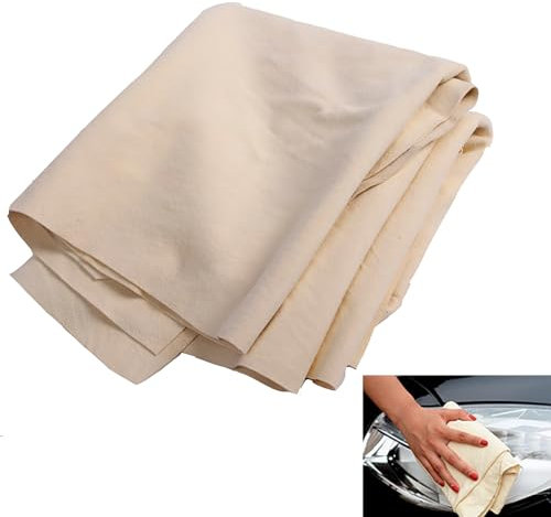 JINGTOPS Pelle di Daino per Auto,50x30cm Asciugamani per aAuto in Camoscio,Panno Asciugatura Auto,Panno Pulizia Auto per Lavare e Asciugare le Auto(1 pezzo)
