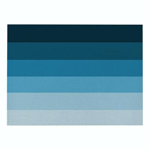 Manteles Individuales Rayas Azules Abstractas Salvamanteles Individuales Lavable Mantel Individual Resistente Calor Individuales Mesa Engrosar Salvamanteles Bajoplatos 30x45cm 4 Pcs