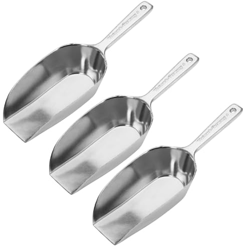 Westmark Hygia hushållsskopor – 3 praktiska skopor för att rent mäta torra ingredienser som socker och kryddor eller husdjursmat och godis – 113 ml