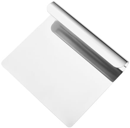 Hinapan Lot de 1 spatules à pâte en Acier Inoxydable - Pelle à légumes - Spatule Alimentaire - Grattoir de Cuisine Multifonction - pour pâte, gâteau, Pizza