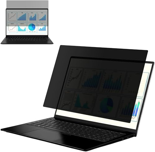 ROVIKE 14 Inch 16:10 Computer Screen Filter, Laptop Privacy Filter, Aspect Ratio, Removable, Anti-Glare Eye Protection, Protect Screen