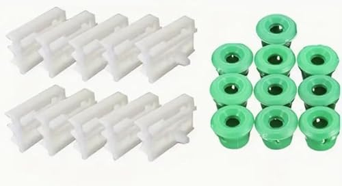 51718184574 51711932996 Pack of 20 (10 + 10) Side Sill Skirt Trim Moulding Clips for BMW 3 Series E36 E46 E90 E91, 20 Pieces, Auto Fastener
