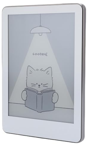 Jectse E Lector de Libros, 300ppi Electronic Book Reader for Home (White)