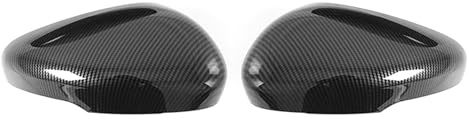 SUNJFY Auto Spiegelkappen für Ford Kuga MK3 2019-2024, Rückspiegelkappe, Spiegelkappen, Spiegelkappen Außenspiegel, Auto ZubehöR,Carbon Fiber Pattern