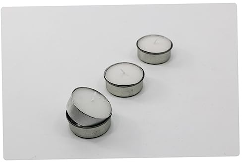 GALPADA 10 PCS Cans for DIY Candle Making Premium Galvanized Iron Tealight Candle Holders Elegant Storage Tins for Crafts for Skincare Samples and Unique Tealights