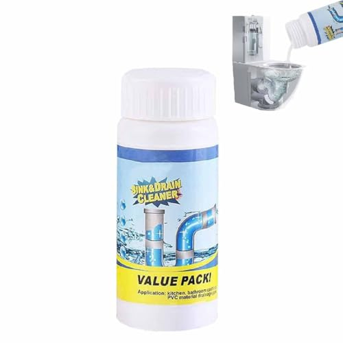 Sink and Drain Cleaner,Powerful Sink Cleaner for Kitchen and Pipes Cleaning Tool,Multi-functional pipe unclogging agen,Drain Clog Remover for Kitchen Sinks,Shower Drains,Tubs (1pcs)
