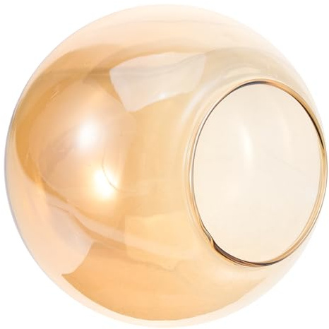 DECOMELODY Paralume Copertura Leggera e Superficie Liscia in Vetro a Forma di Globo per Lampadari e Applique per Studio e Bar